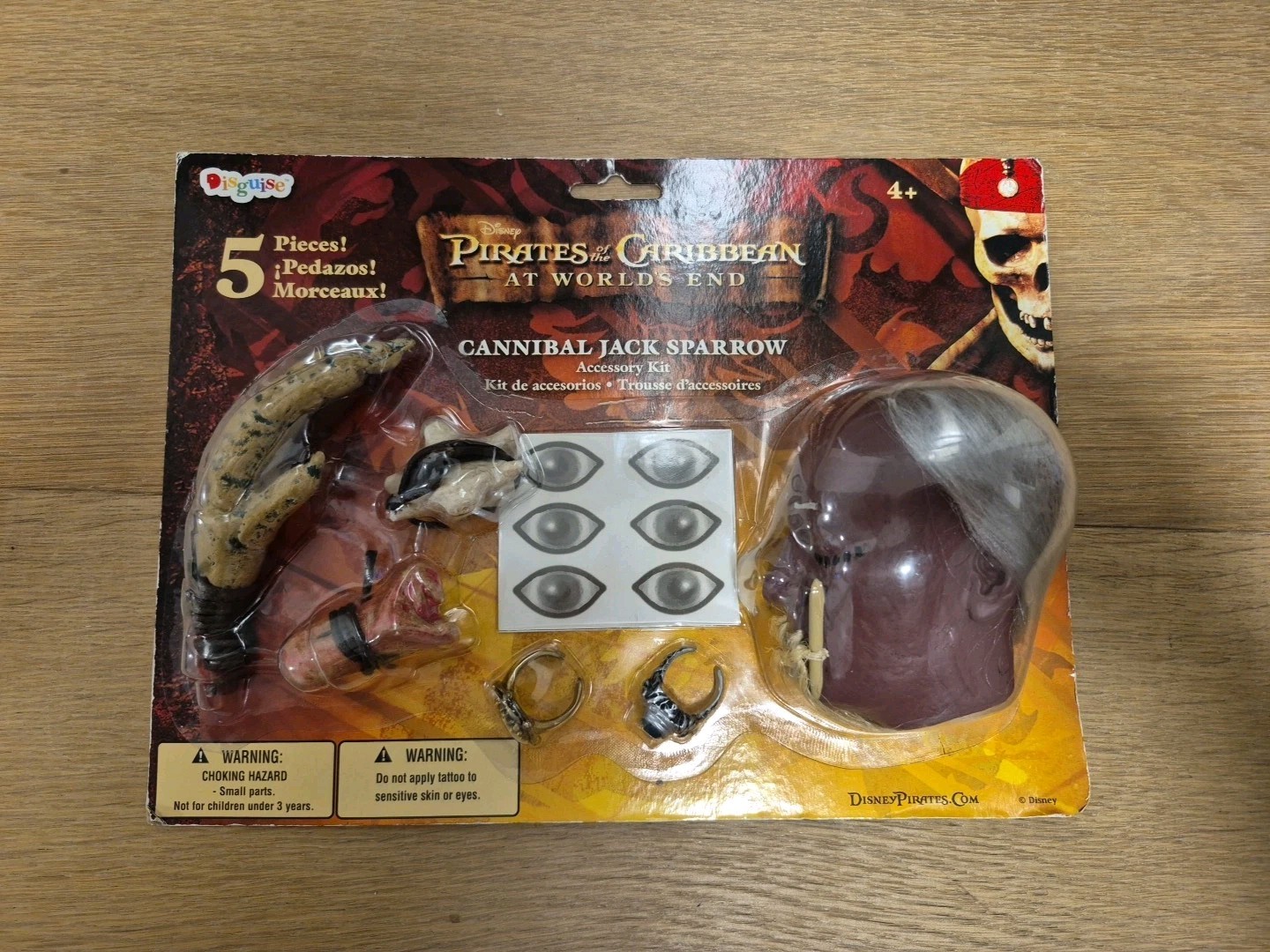 NIB Pirates of the Caribbean Cannibal Jack Sparrow Accessory