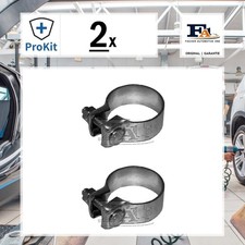 2x ORIGINAL® Fa1 Rohrverbinder, Abgasanlage für VW POLO II GOLF I Cabriolet