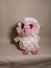 Ty Beanie Boos TWIGGY the Pink Owl