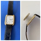 SEIKO Connaisseur RARE 1980 Wafer Thin Vintage Dress Watch, Hirsh Strap. Fab!