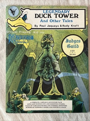 Judges Guild RuneQuest Legendary Duck Tower and Other Tales VG+