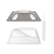 Energy,Efficient RV Skylight 18"x26" Outer + 14"x22" Inner Dome Set