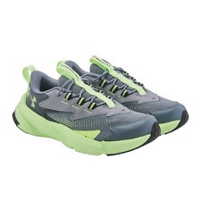 Under Armour Kids' Scramjet 6 Running Shoes 3027696 100 Gray/green 1.5 Youth NEW