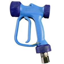 General Pump YG1635S High Flow Blue Soft Wash Gun w/ Stainless Steel Swivel, 350