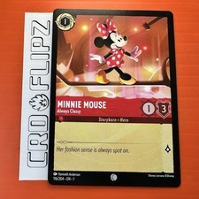 Disney Lorcana Minnie Mouse - Always Classy 116/204 Common NM TCG