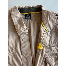 Jordan Brand XXL Khaki Utility Shirt Elephant Print Y2K Safari Streetwear