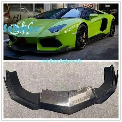 Carbon Fiber Front Bumper Diffuser Lip For Lamborghini Aventador LP700 RZ Style