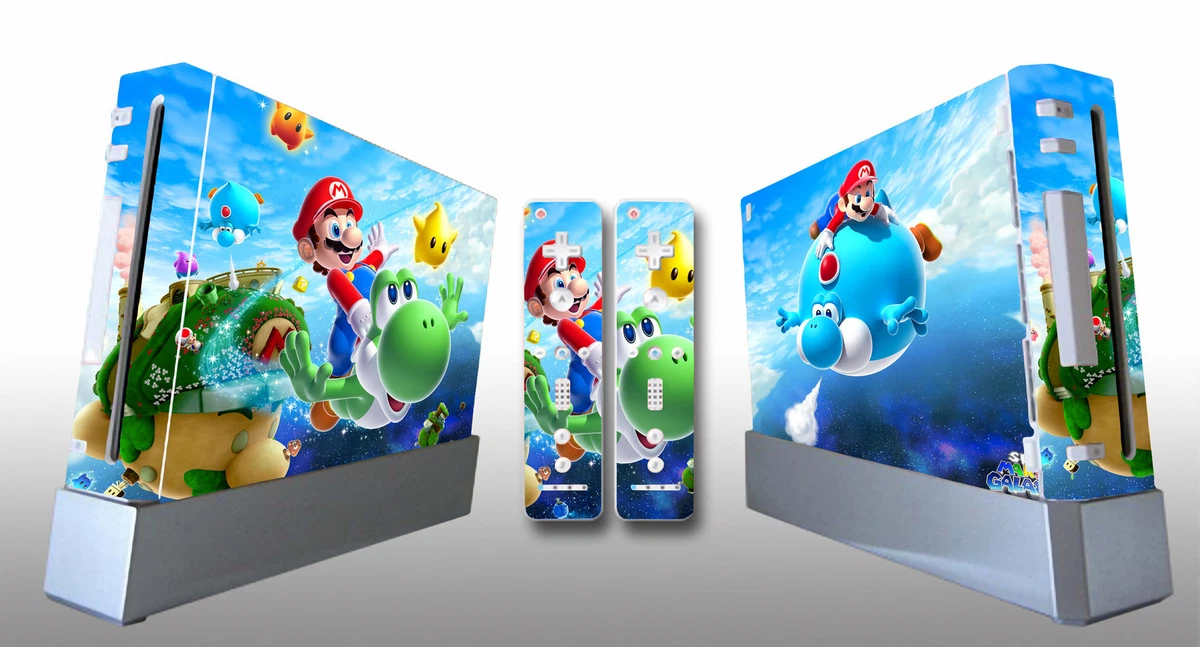 219 Skin Sticker Cover For Nintendo Wii Console and 2 Remotes eBay