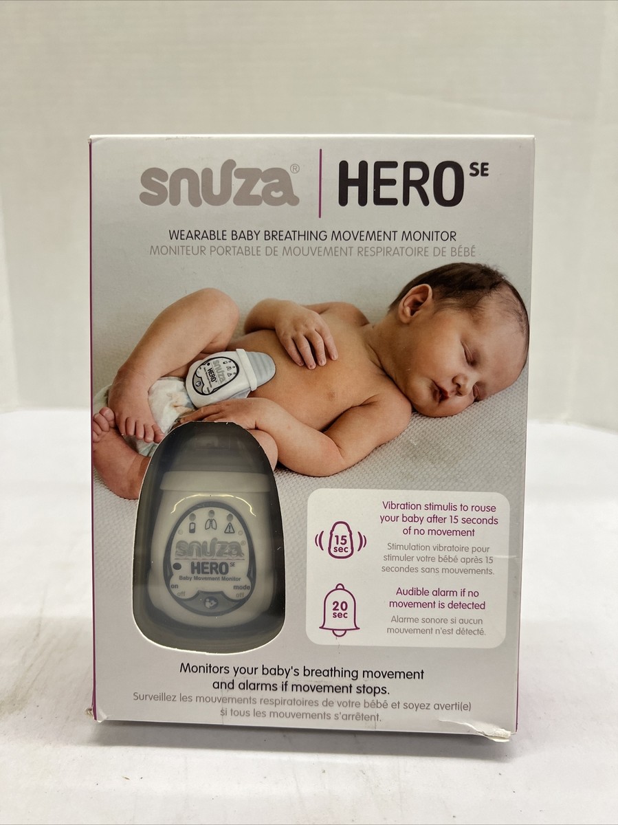 SNUZA HERO Baby Movement Monitor CORDLESS PORTABLE Breathing SNUZA HERO Baby Movement Monitor CORDLESS PORTABLE Breathing