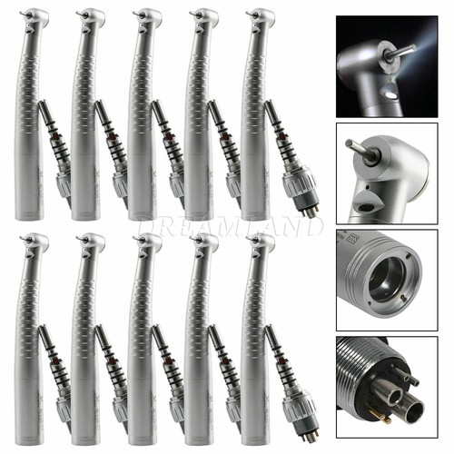 10 Dental Optik LED Handstück + Schnellkupplung 6 Loch 360° schwenkbar passend kavo - Bild 2 von 12