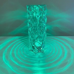 Crystal Color Rose Lamp Bedroom Bedside RGB Lamp Remote Control