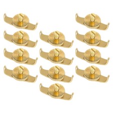 12PCS Copper Erhu Fine Tuners String Adjusters Erhu Adjustment Tools Golden 