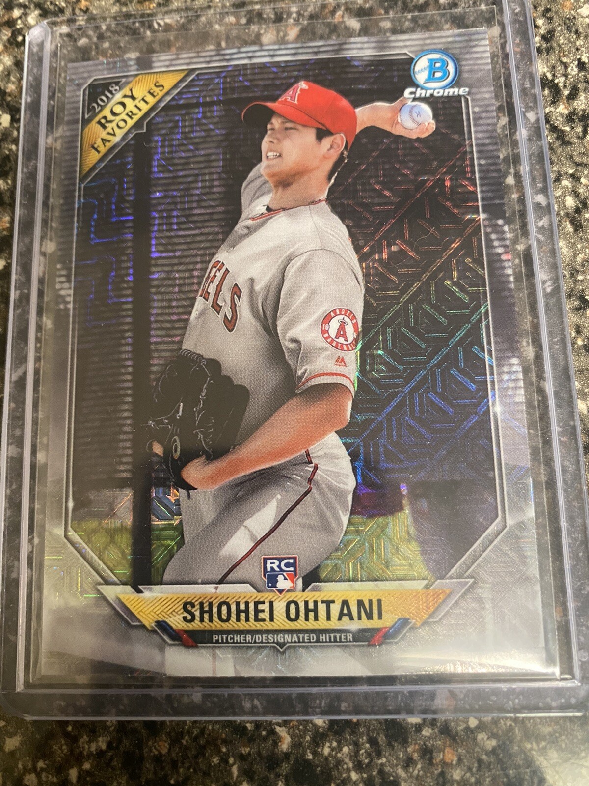 2018 Bowman Chrome Mega Box ROY Favorites Shohei Ohtani Mojo Refractor RC