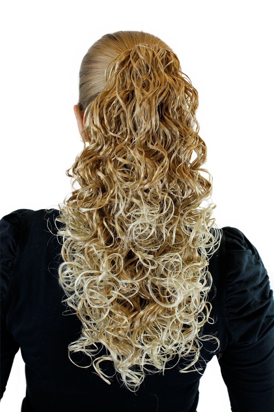 Hair Piece Braid Blonde Mix Approx. 40cm Voluminous Curls Butter On 6046-16T88