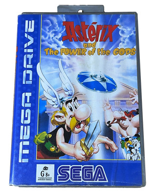 マスターオブエピックはじめてパッケージ Asterix and The Power of the Gods Sega Mega Drive PAL *No Manual