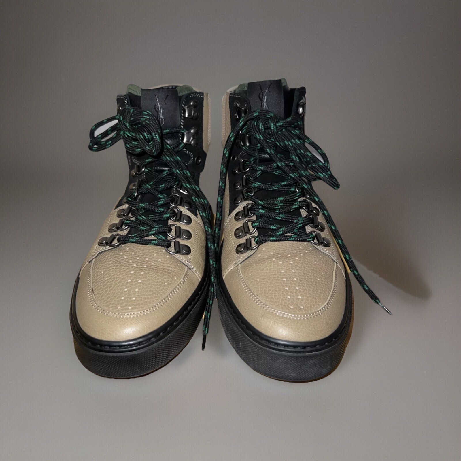 YSL Yves Saint Laurent Malibu scarponi da trekking uomo Spagna taglia 40 7 7 5 pelle