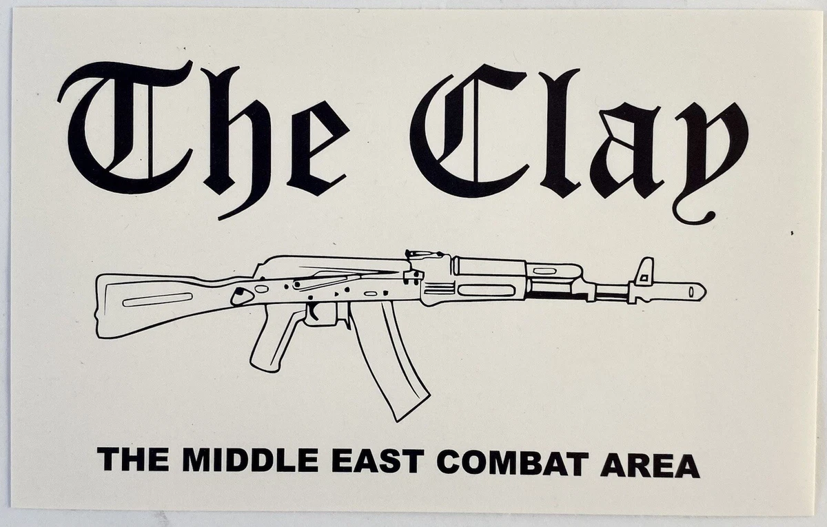 THE CLAY - MIDDLE EAST COMBAT AREA 7” JAPAN PUNK GAUZE GISM LIPCREAM CROW GHOUL