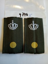 Niederlande Rangschlaufen Krone 1 Paar (q746)