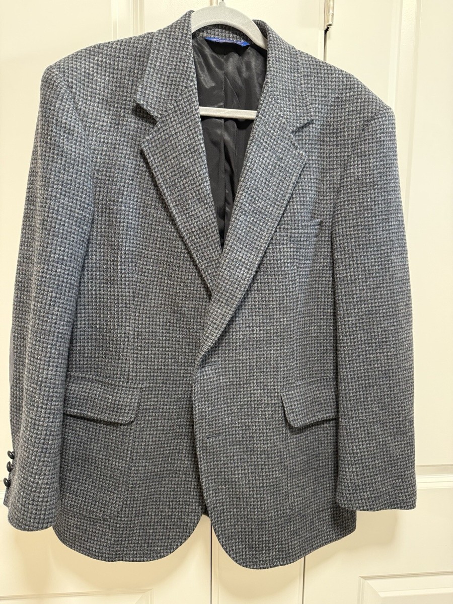 Men's Vintage Pendleton Tweed Blazer Jacket 100% Virgin Wool