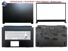 For MSI GF76 MS-17L1 LCD Back Cover  Front Bezel  Upper Palmrest  Bottom Case