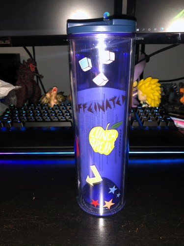 Starbucks Summer 2020 Back To School Graffiti Retro Plastic Tumbler 16oz - Afbeelding 2 van 2