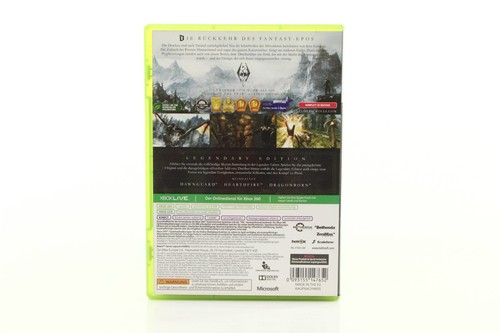 Xbox 360 Game Skyrim Legendary edition German Audio PAL - Picture 2 of 3