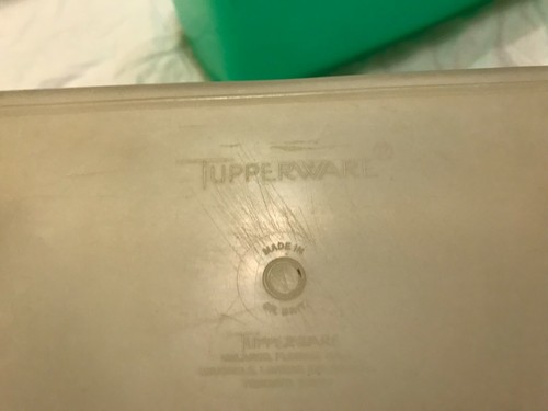 6 pc lot Vintage Tupperware Lunch & Bread Box 3 others, clean - Picture 11 of 11