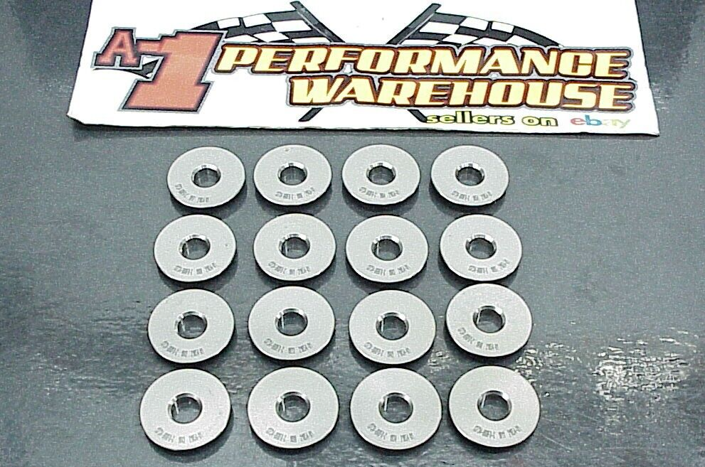 16 Xceldyne 1.500" Valve Spring Seat Locators 1 Dyno Pull Only
