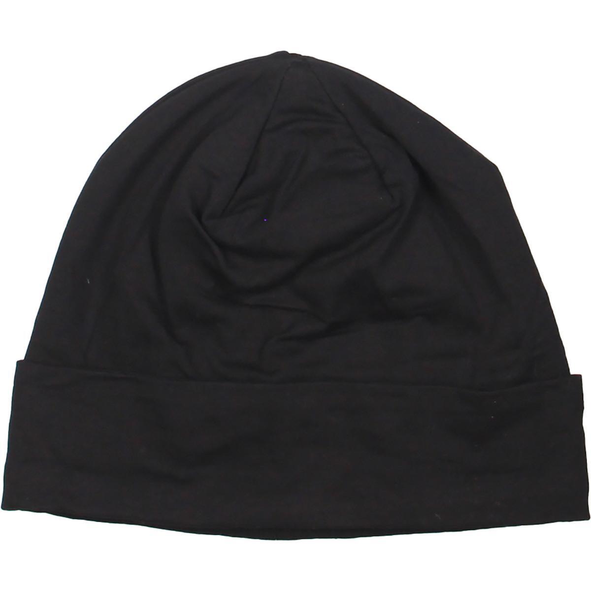 Мужская черная светоотражающая утепленная теплая шапка-бини Alfani OS BHFO 9757 2190₽