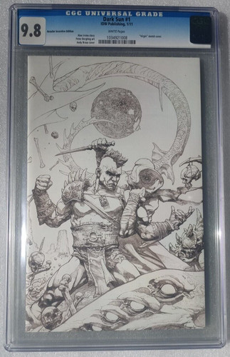 IDW Dark Sun #1 CGC 9.8 RI Edition "virgin Sketch" cover DUNGEONS & DRAGONS D&D