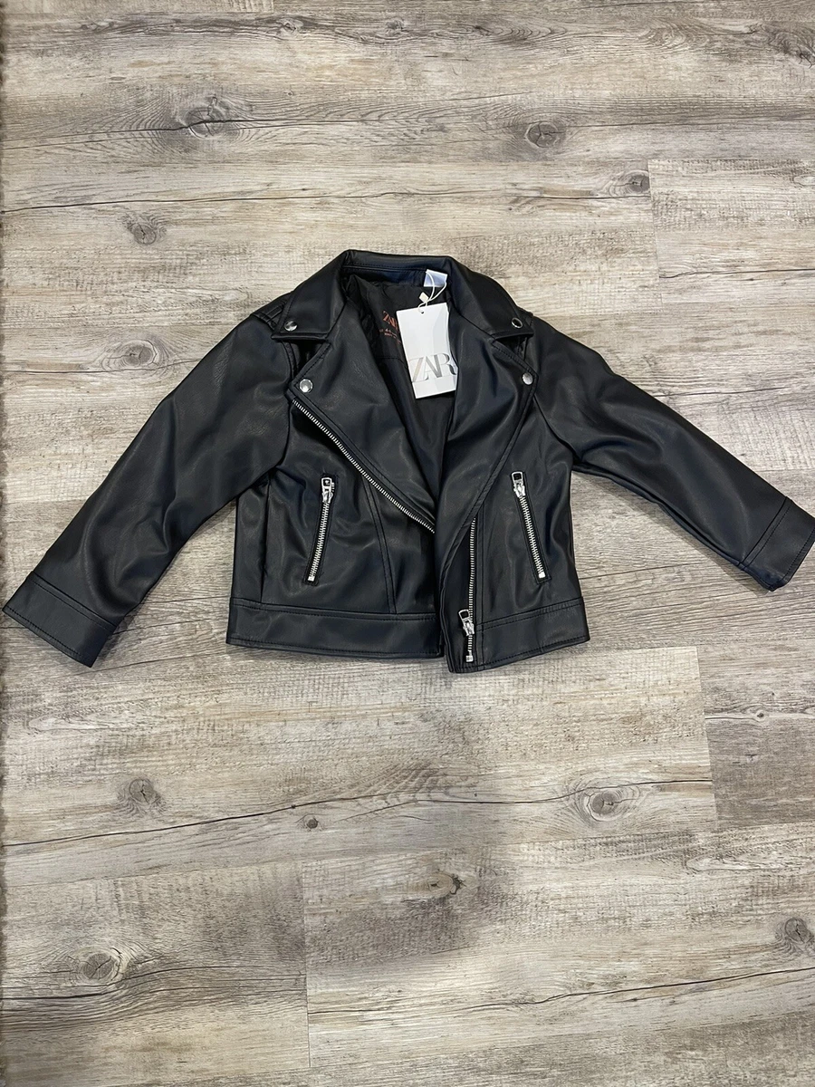 Zara youth 2025 leather jacket