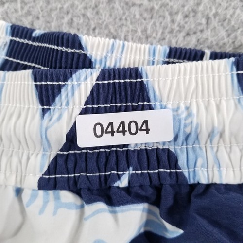 Vilebrequin Swim Trunks Large Blue Shark Print Moorea Shorts Lined Poolside - Picture 17 of 17