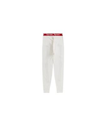 Supreme Hanes Bones Thermal Pants White Size: XL | eBay