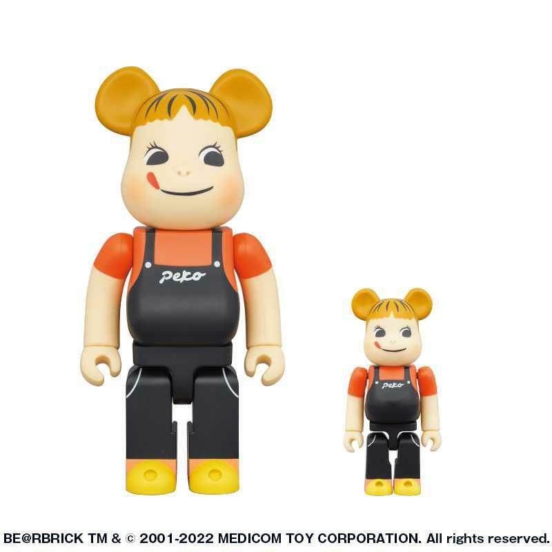 その他 MEDICOM TOY - MILKY CONVENI PEKO BE@RBRICK 100% 400% BE@RBRICK Peko chan coffee milky 100% & 400% Bearbrick