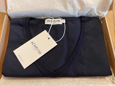 Herren V-Neck T-Shirt Navy Exclusiv Handmade ...
