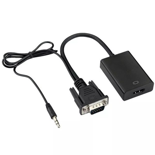1080P VGA auf HDMI Audio-Untersützung Adapter Auflösung VGA zu HDMI PC - Bild 15 von 16