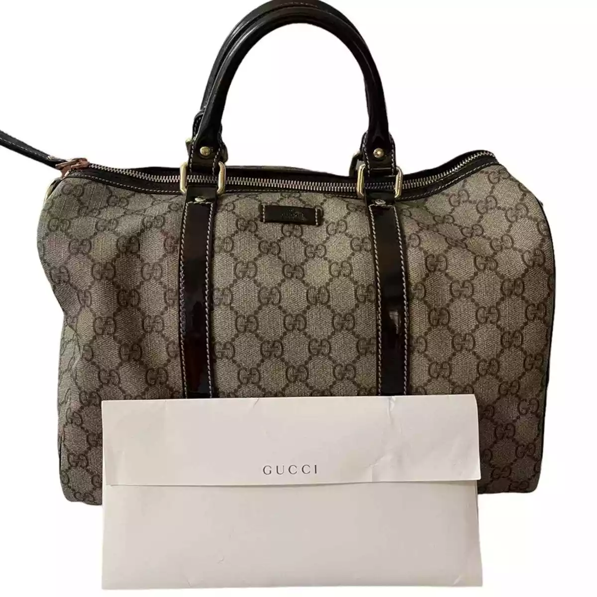 Gucci Pre-Owned 2000s GG Supreme Boston Bag - Farfetch