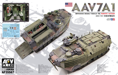 AFV CLUB 1/35 AAVP7A1 RAM/RS Amphibious Assault Vehicle w/EAAK