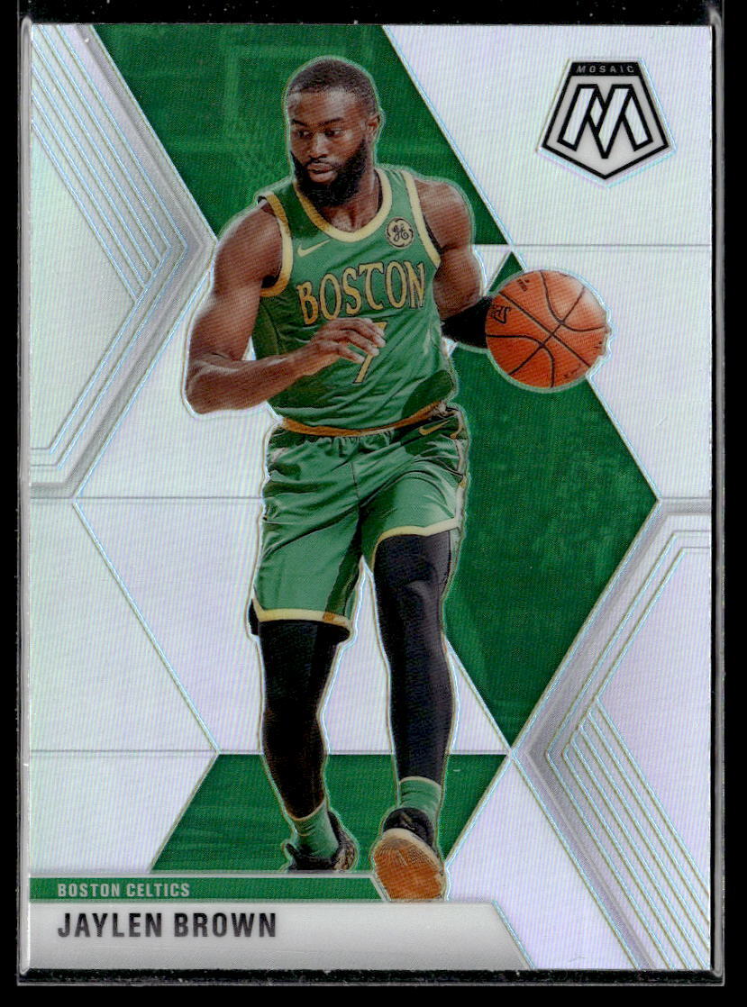 2019-20 Panini Mosaic Silver Prizm #89 Jaylen Brown