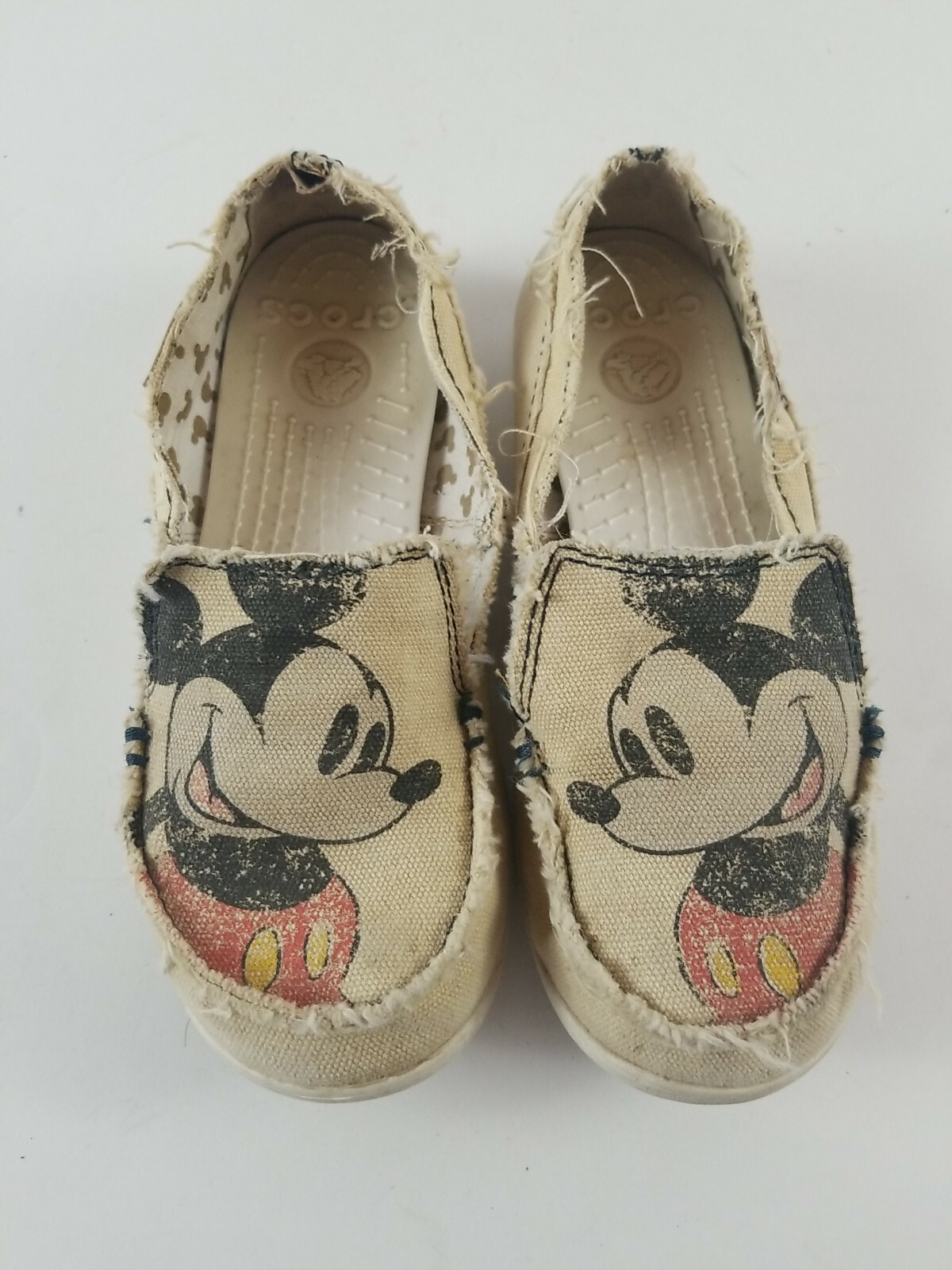 mickey mouse slip on shoes