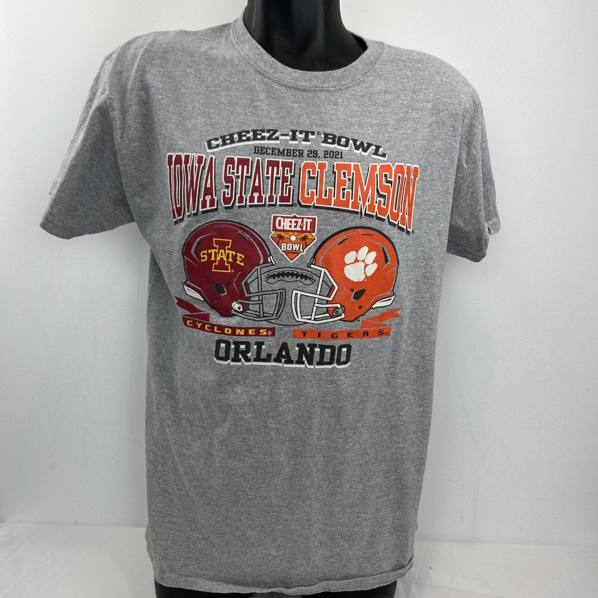 2021 Cheez-It Bowl Iowa State Cyclones Vs Clemson Tigers T-Shirt
