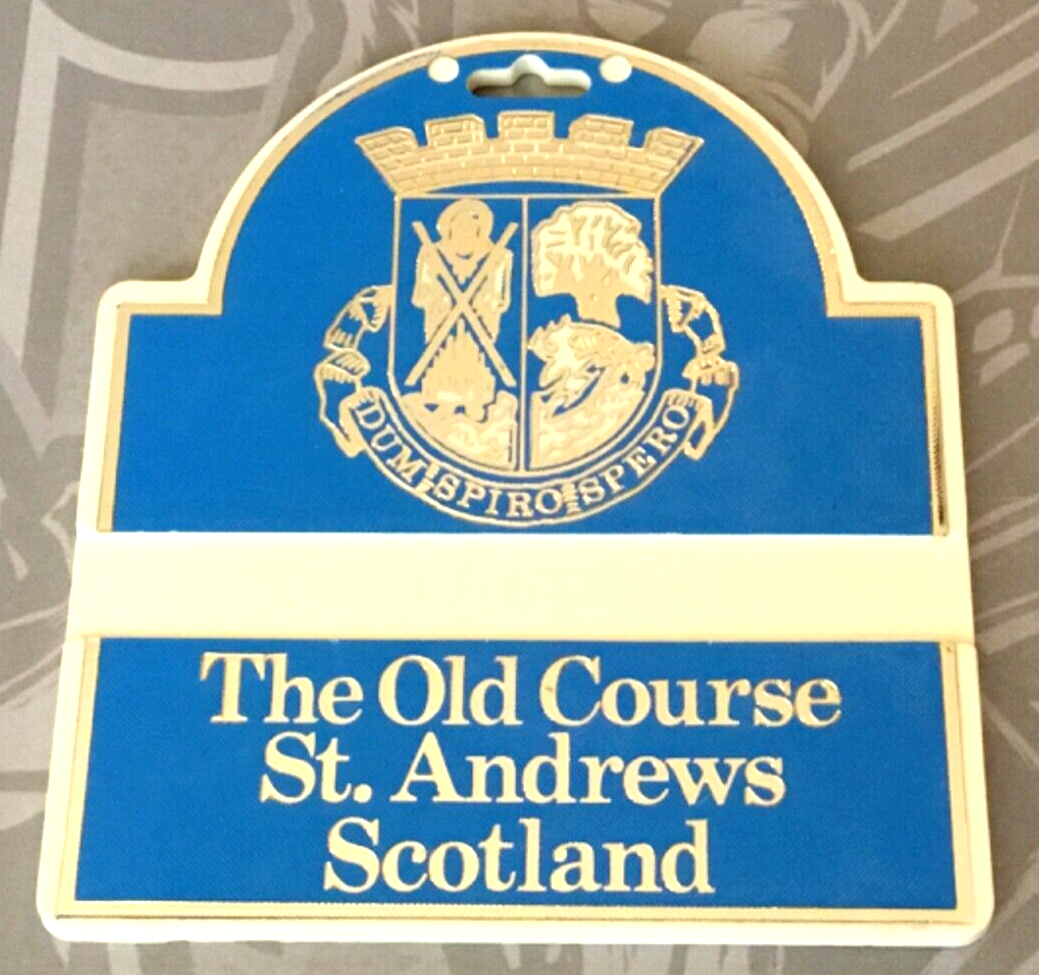 The Old Course St. Andrews Scotland Golf Bag Tag Links Course | eBay