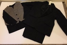 Formal Black Tuxedo 4 piece Dress Suit SIZE 12Mo-2T Boys Suit