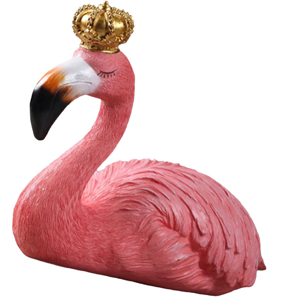 Tropical Modern Bird Couple Figurine for Garden Decor