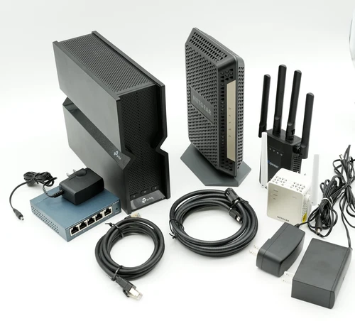 TP-Link BE9300 Archer BE550 Router + Netgear Gigabit Cable Modem DOCSIS 3.1