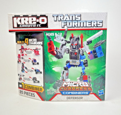 DEFENSOR KRE-O TRANSFORMERS MICRO CHANGERS COMBINERS FIGURE SET 2013 Hasbro New