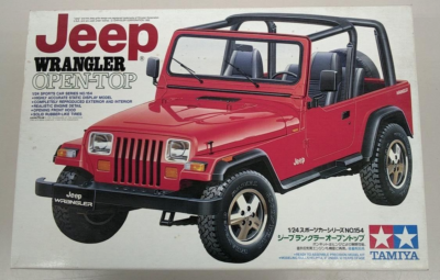 Reasonable !! TAMIYA 1/24 Jeep Wrangler Open-Top Valuable ! | eBay