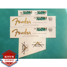 2Pcs Waterslide Transfer Decals Sticker For FENDER STRATOCASTER Guitar Headstock