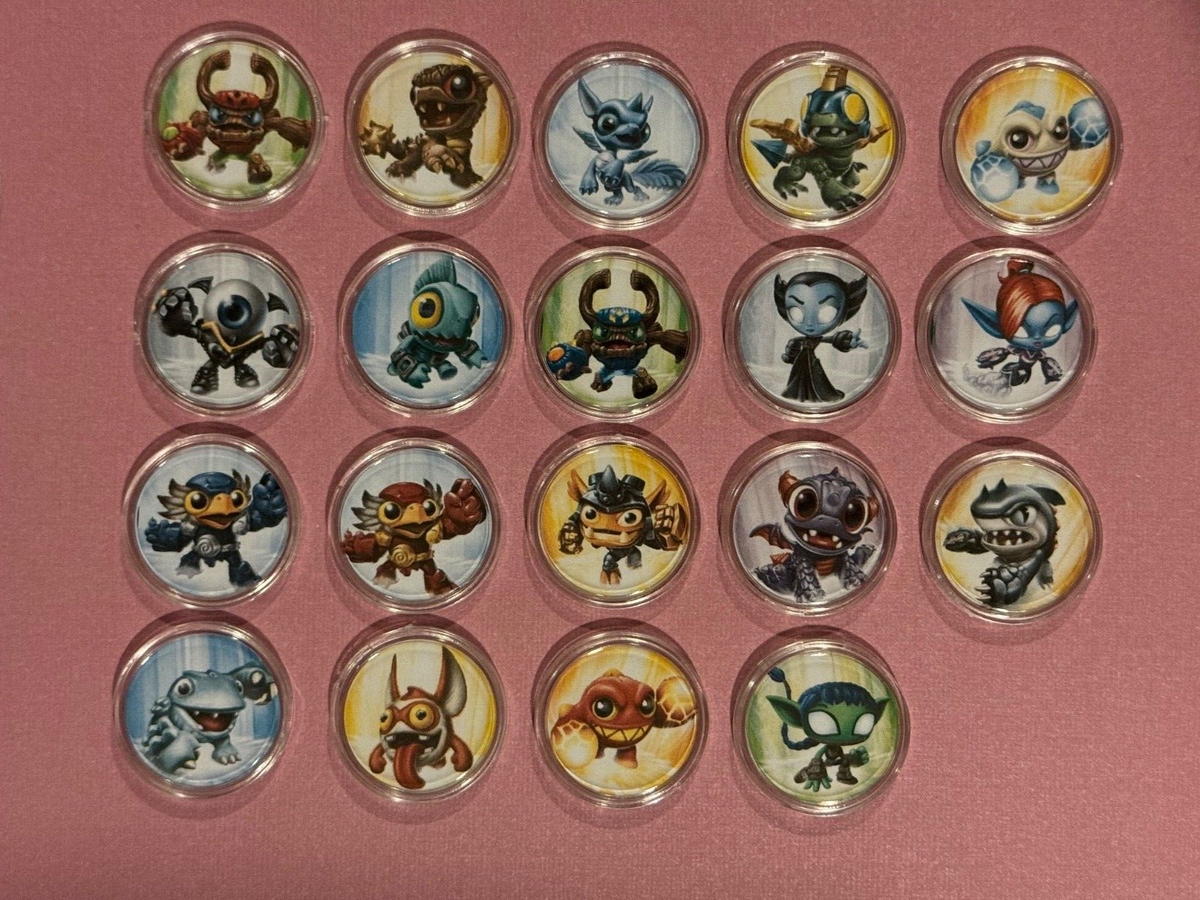 Skylanders ALL GAMES Complete Set Of 623 Coins Imagintors Trap