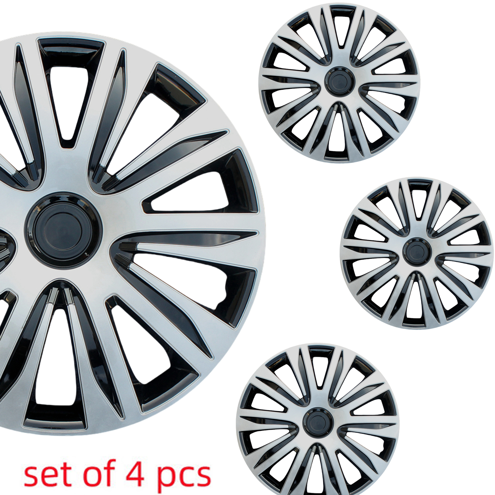 For R16 Rim 4PC 16 Inch Hubcap Wheel Hub Caps Universal Hubcap Wheel Covers